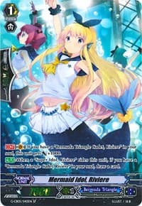 Mermaid Idol, Riviere (SP) - G-CB05: Prismatic Divas - Cardfight Vanguard card