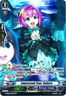 Impressed Tear, Subaru (SP) - G-CB05: Prismatic Divas - Cardfight Vanguard card