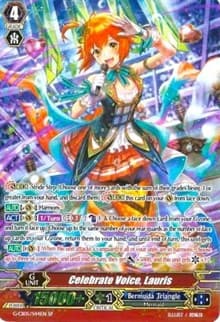 Celebrate Voice, Lauris (SP) - G-CB05: Prismatic Divas - Cardfight Vanguard card