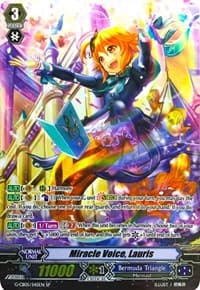 Miracle Voice, Lauris (SP) - G-CB05: Prismatic Divas - Cardfight Vanguard card