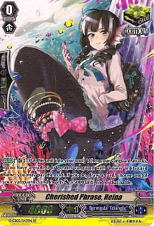 Cherished Phrase, Reina (SP) - G-CB05: Prismatic Divas - Cardfight Vanguard card