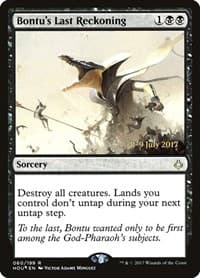 Bontu's Last Reckoning - Prerelease Cards - Magic: The Gathering card