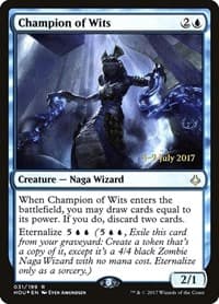 Champion of Wits - Prerelease Cards - Magic: The Gathering card