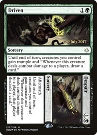 Driven // Despair - Prerelease Cards - Magic: The Gathering card