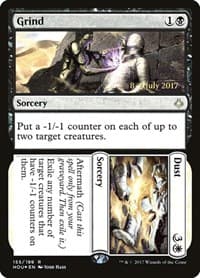 Grind // Dust - Prerelease Cards - Magic: The Gathering card