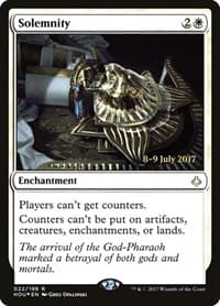 Solemnity - Prerelease Cards - Magic: The Gathering card