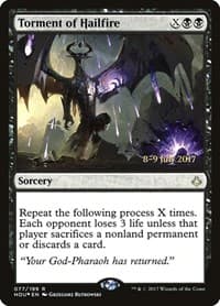 Torment of Hailfire - Prerelease Cards - Magic: The Gathering card