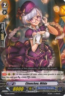 Chouchou, Milda - G-TD14: Debut of the Divas - Cardfight Vanguard card