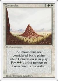 Conversion - Revised Edition - Magic: The Gathering card