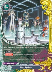 Void System - Chaos Control Crisis - Future Card BuddyFight card