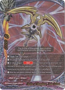 Sickle of Slaughter, Gale Haken - Chaos Control Crisis - Future Card BuddyFight card
