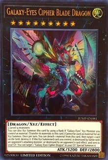Galaxy-Eyes Cipher Blade Dragon - Shonen Jump Magazine Promos - YuGiOh card