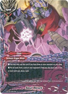 Soul Reset - Chaos Control Crisis - Future Card BuddyFight card