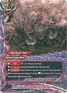 Invitation to Death Ground - Chaos Control Crisis - Future Card BuddyFight card