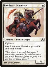 Lionheart Maverick - Guildpact - Magic: The Gathering card