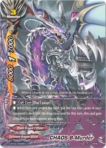 CHAOS B-Murder - Chaos Control Crisis - Future Card BuddyFight card