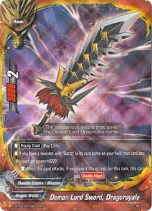 Demon Lord Sword, Dragoroyale - Chaos Control Crisis - Future Card BuddyFight card