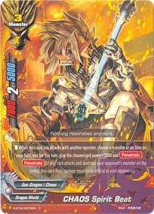 CHAOS Spirit Beat - Chaos Control Crisis - Future Card BuddyFight card