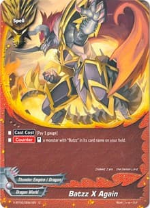Batzz X Again - Chaos Control Crisis - Future Card BuddyFight card
