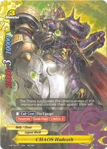CHAOS Hadeath - Chaos Control Crisis - Future Card BuddyFight card
