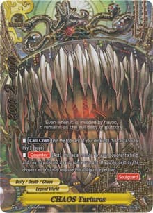 CHAOS Tartaros - Chaos Control Crisis - Future Card BuddyFight card