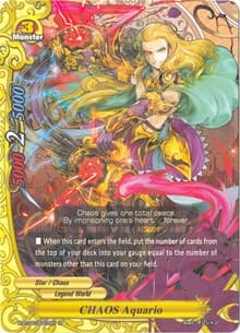 CHAOS Aquario - Chaos Control Crisis - Future Card BuddyFight card