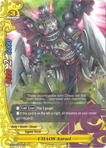 CHAOS Azrael - Chaos Control Crisis - Future Card BuddyFight card