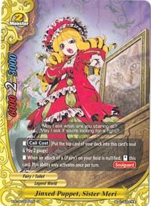 Jinxed Puppet, Sister Meri - Chaos Control Crisis - Future Card BuddyFight card