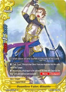 Dauntless Valor, Rinaldo - Chaos Control Crisis - Future Card BuddyFight card