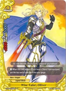 Wise Valor, Oliver - Chaos Control Crisis - Future Card BuddyFight card