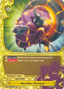 Merciless Pressure - Chaos Control Crisis - Future Card BuddyFight card