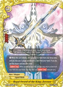 Regal Sword of the King, Joyeuse - Chaos Control Crisis - Future Card BuddyFight card