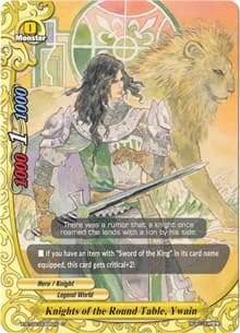 Knights of the Round Table, Ywain - Chaos Control Crisis - Future Card BuddyFight card