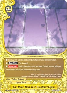 The Door That Just Wouldn't Open - Chaos Control Crisis - Future Card BuddyFight card