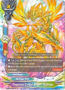 Fragrance Crystal Dragon, Contreau - Chaos Control Crisis - Future Card BuddyFight card