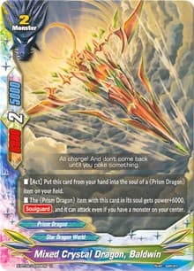 Mixed Crystal Dragon, Baldwin - Chaos Control Crisis - Future Card BuddyFight card