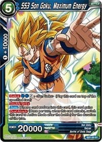 SS3 Son Goku, Maximum Energy - Galactic Battle - Dragon Ball Super: Masters card