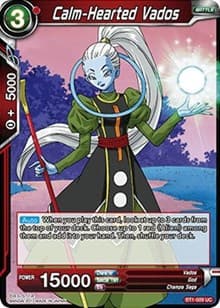 Calm-Hearted Vados - Galactic Battle - Dragon Ball Super: Masters card