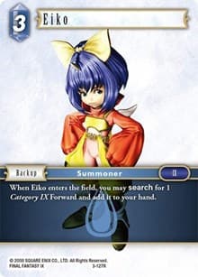 Eiko (3-127R) - Opus III - Final Fantasy TCG card
