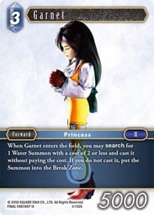 Garnet (Starter) - Opus III - Final Fantasy TCG card