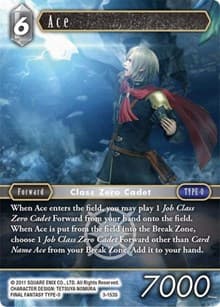 Ace (Starter) - Opus III - Final Fantasy TCG card