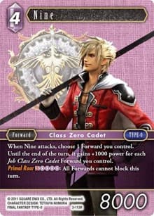 Nine - 3-113R - Deck Exclusive Cards - Final Fantasy TCG card
