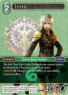 Seven - Opus III - Final Fantasy TCG card
