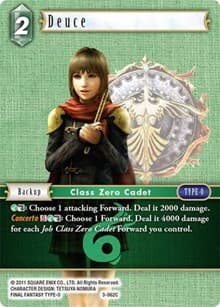 Deuce - Opus III - Final Fantasy TCG card