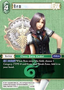 Rem EX - 3-072R - Deck Exclusive Cards - Final Fantasy TCG card