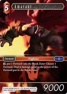 Amarant - 3-013R - Deck Exclusive Cards - Final Fantasy TCG card