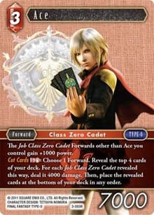 Ace - Opus III - Final Fantasy TCG card