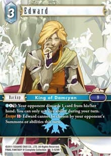 Edward - Opus III - Final Fantasy TCG card