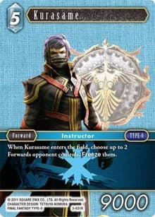 Kurasame - Opus III - Final Fantasy TCG card
