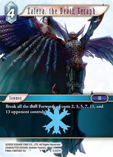 Zalera, the Death Seraph - Opus III - Final Fantasy TCG card